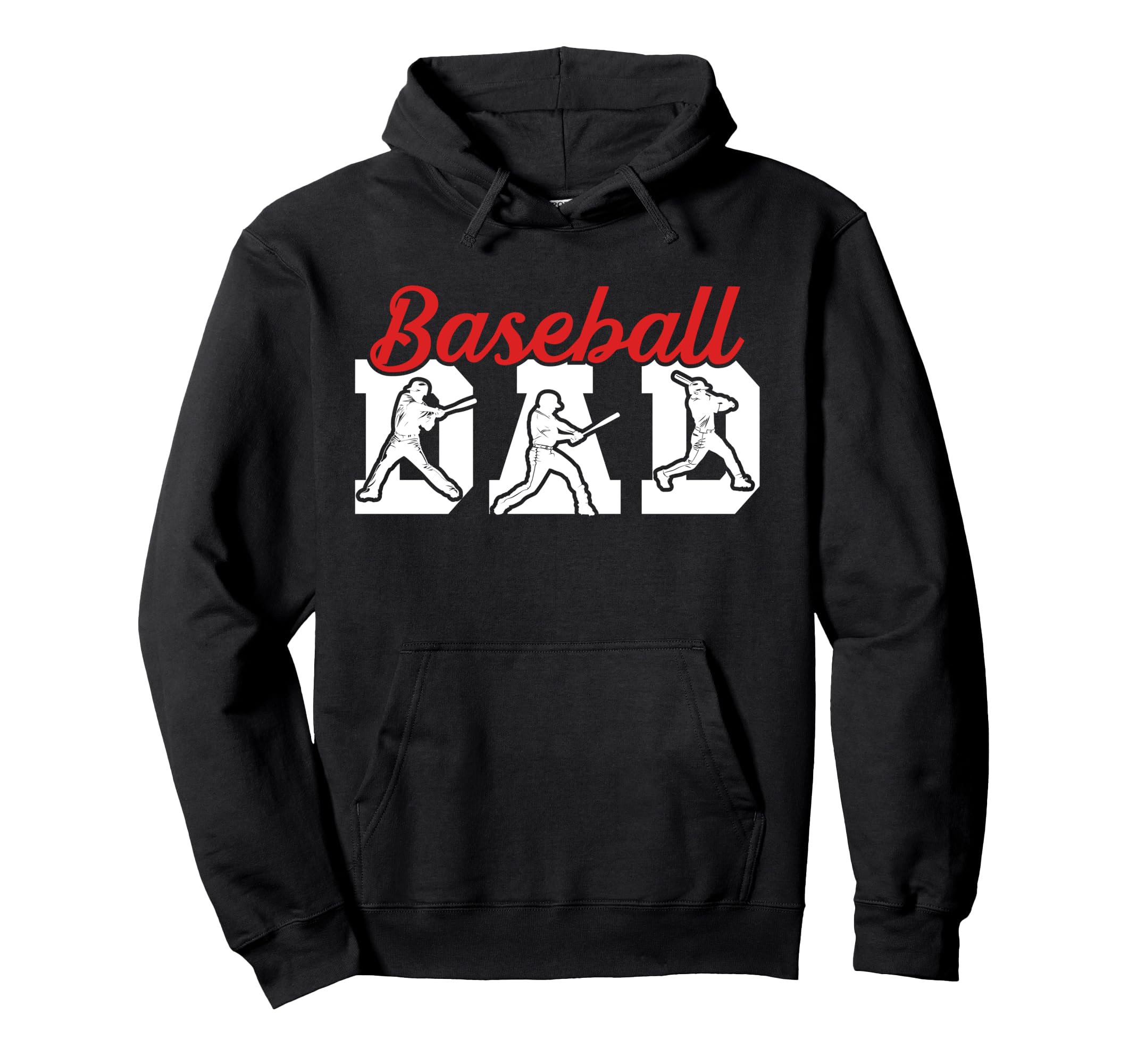 Baseball Dad Proud Baseball Player Hoodie - Streetwear Style for Adults - T-Shirt, Sweatshirt, Hoodie