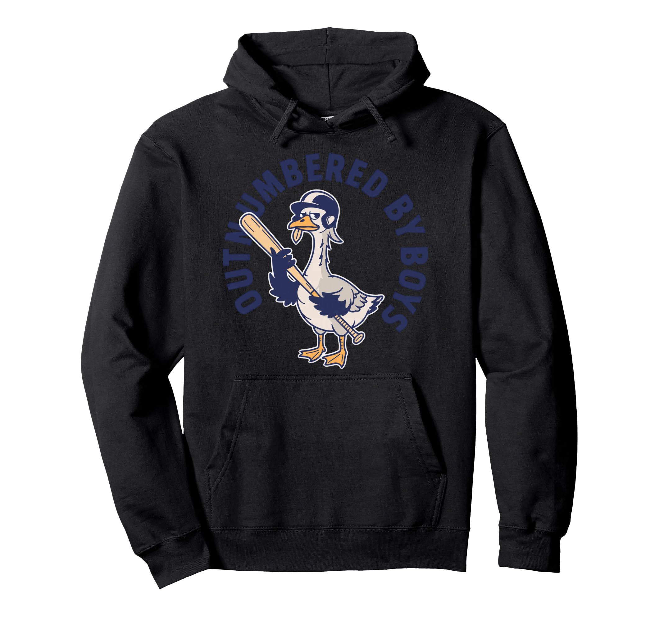 Mom Goose Mothers Day Outnumbered Hoodie - Fun Novelty Design for Adults - T-Shirt, Sweatshirt, Hoodie