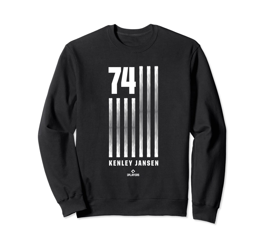 Kenley Jansen Flag Los Angeles Sweatshirt - Novelty Apparel for Adults - T-Shirt, Sweatshirt, Hoodie