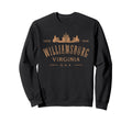 Colonial Williamsburg Virginia Distressed Sweatshirt - Graphic Print Unisex - T-Shirt, Sweatshirt, Hoodie