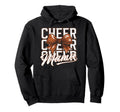 Cheer Mom Mother Bow Cheerleader Game Hoodie - Minimalist Print Men Women - T-Shirt, Sweatshirt, Hoodie