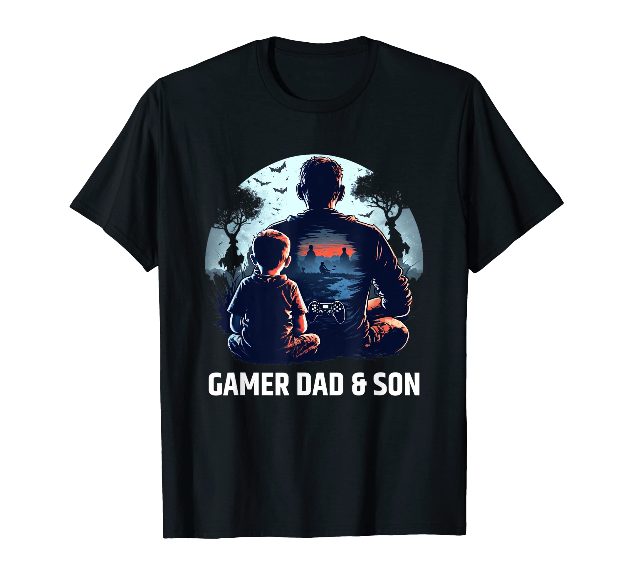 Mens Funny Fathers Day Gift Gamer T-Shirt - Minimalist Print for Adults - T-Shirt, Sweatshirt, Hoodie
