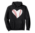 Baseball Heart Sports Player Mom Dad Hoodie - Custom Art Print Unisex - T-Shirt, Sweatshirt, Hoodie