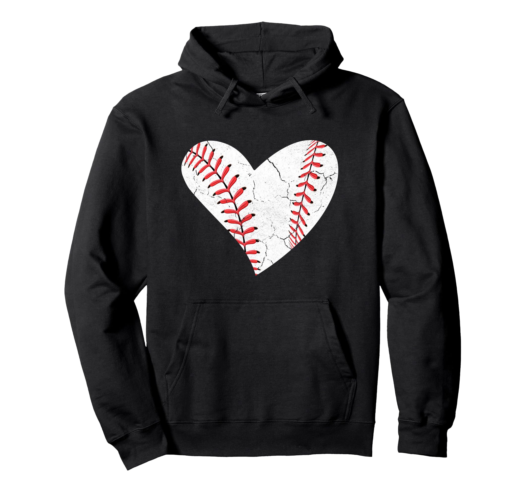 Baseball Heart Sports Player Mom Dad Hoodie - Custom Art Print Unisex - T-Shirt, Sweatshirt, Hoodie