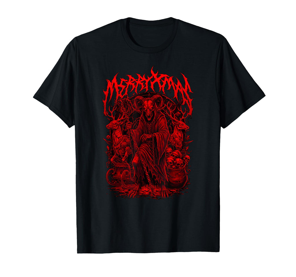 Merry Heavy Metal Band Parody Death T-Shirt - Custom Art Print Men Women - T-Shirt, Sweatshirt, Hoodie