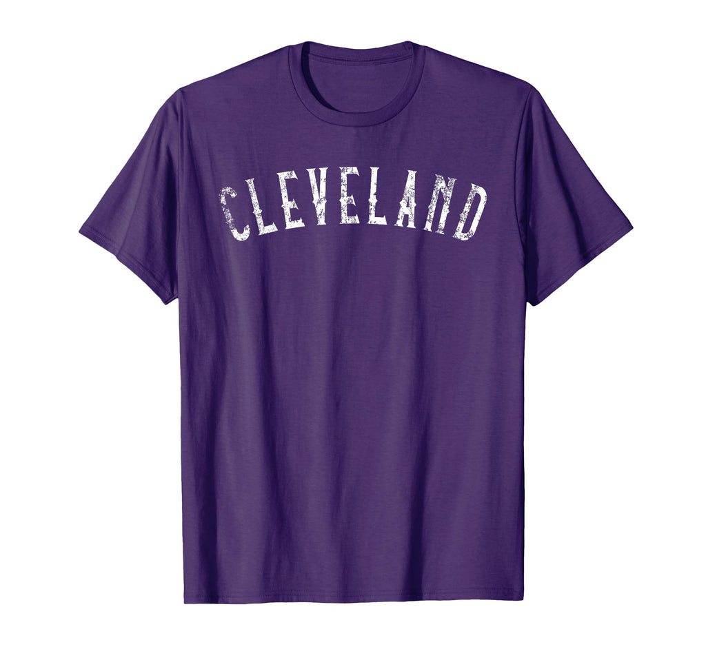 Cleveland Distressed Cle T-Shirt - Minimalist Print Unisex - T-Shirt, Sweatshirt, Hoodie