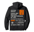 Fitness Y2K Gym Training Back Hoodie - Casual Everyday Wear for Adults - T-Shirt, Sweatshirt, Hoodie