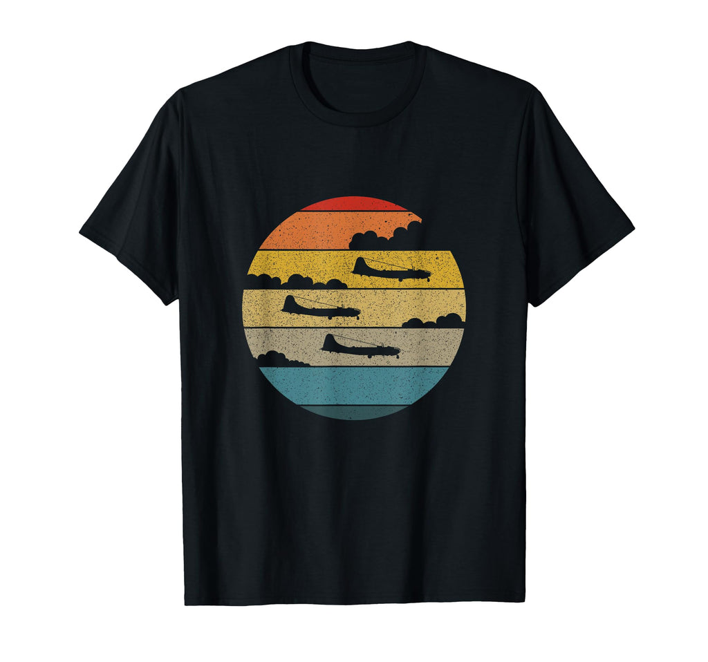 B 29 Superfortress Silhouette T-Shirt - Fun Novelty Design for Adults - T-Shirt, Sweatshirt, Hoodie