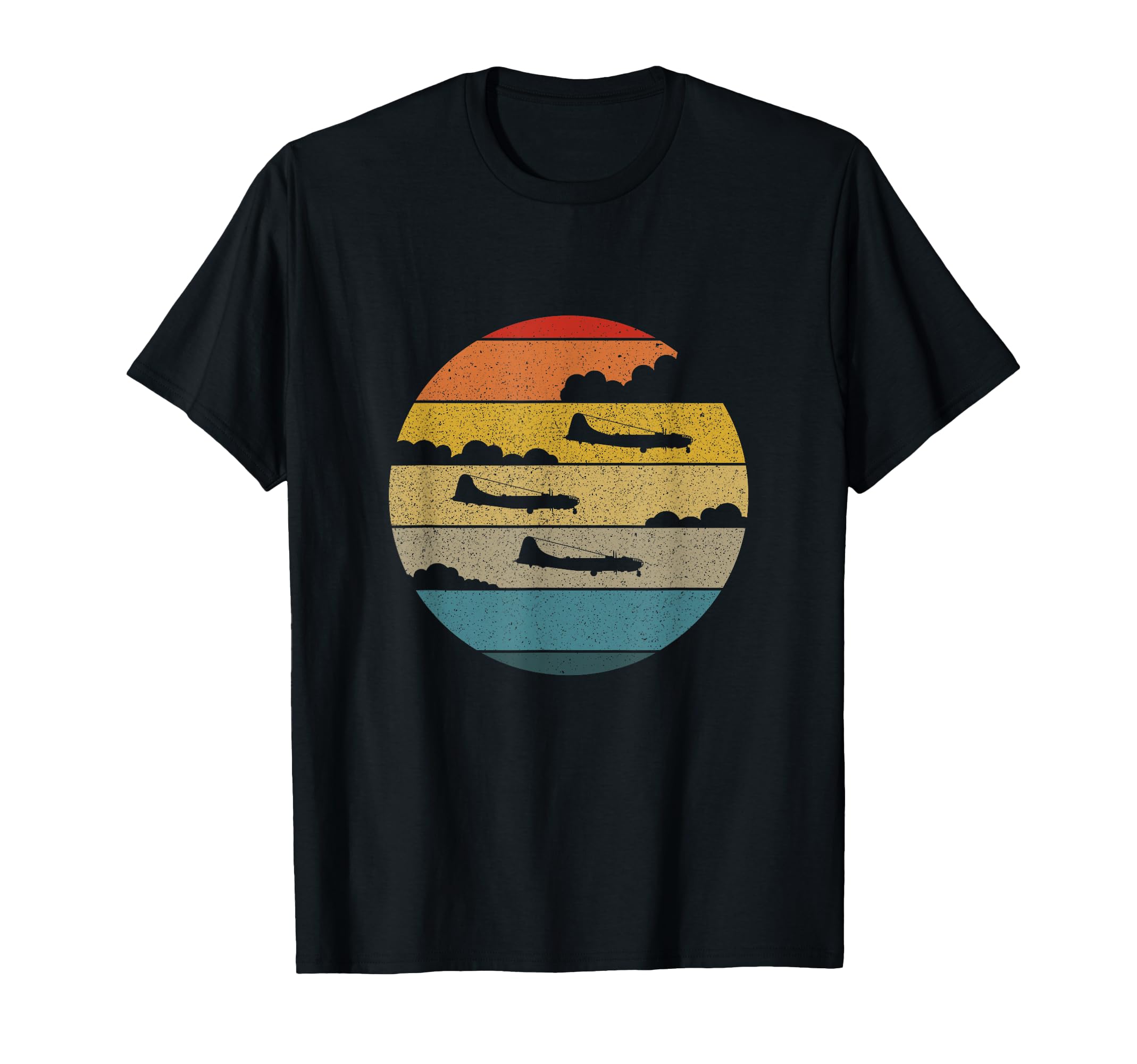 B 29 Superfortress Silhouette T-Shirt - Fun Novelty Design for Adults - T-Shirt, Sweatshirt, Hoodie