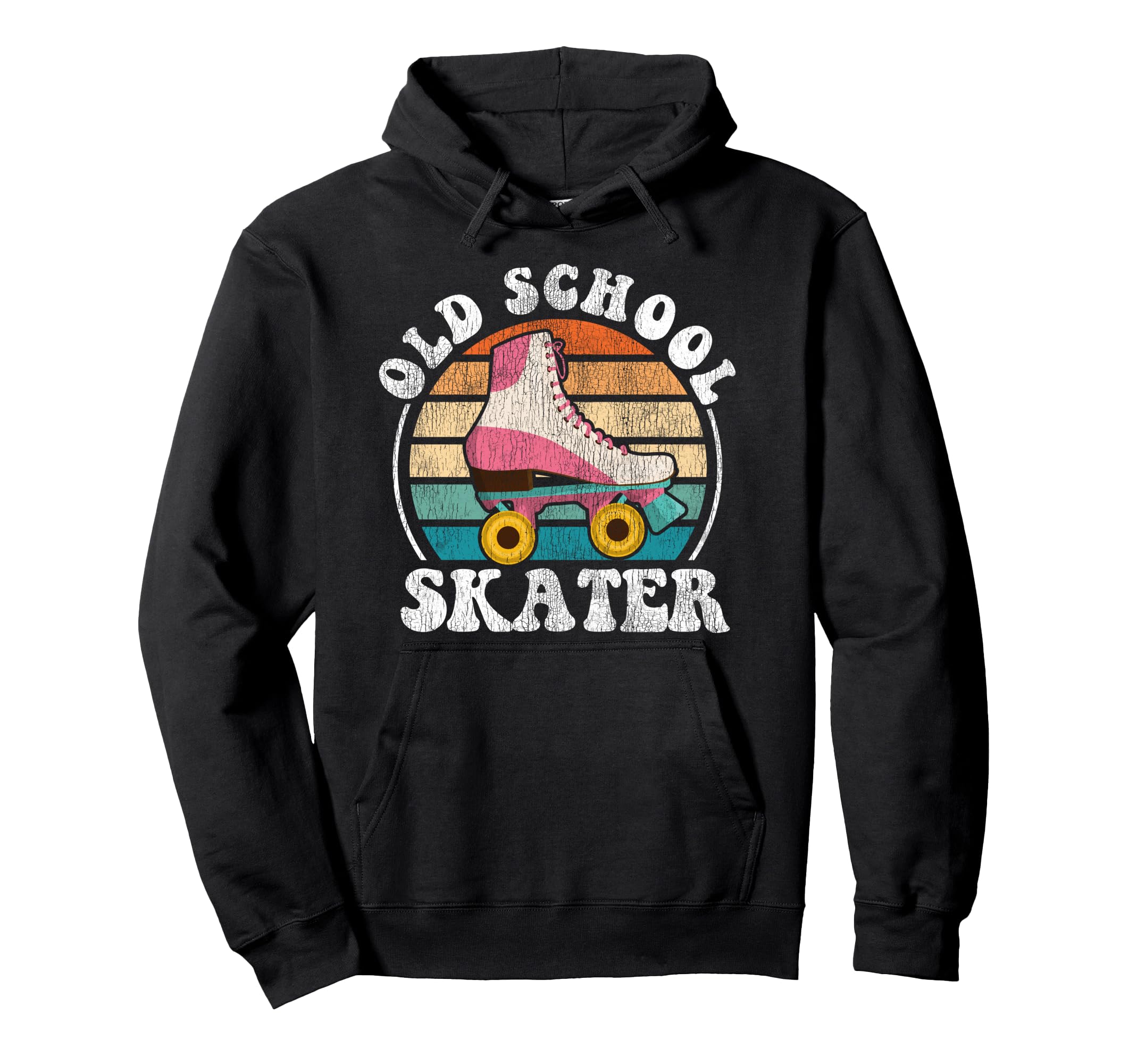 Roller Skating Skate 1970S Hoodie - Graphic Print Men Women - T-Shirt, Sweatshirt, Hoodie