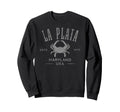 La Plata Maryland Crab Distressed Sweatshirt - Aesthetic Graphic Unisex - T-Shirt, Sweatshirt, Hoodie