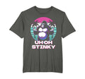 Uh Oh Stinky Monkey Ape Vaporwave T-Shirt - Aesthetic Graphic for Adults - T-Shirt, Sweatshirt, Hoodie