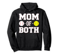 Mom Both Baseball Softball Mothers Day Hoodie - Streetwear Style Unisex - T-Shirt, Sweatshirt, Hoodie