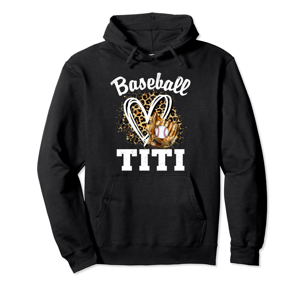 Baseball Titi Leopard Heart Matching Family Hoodie - Trendy Graphic Unisex - T-Shirt, Sweatshirt, Hoodie