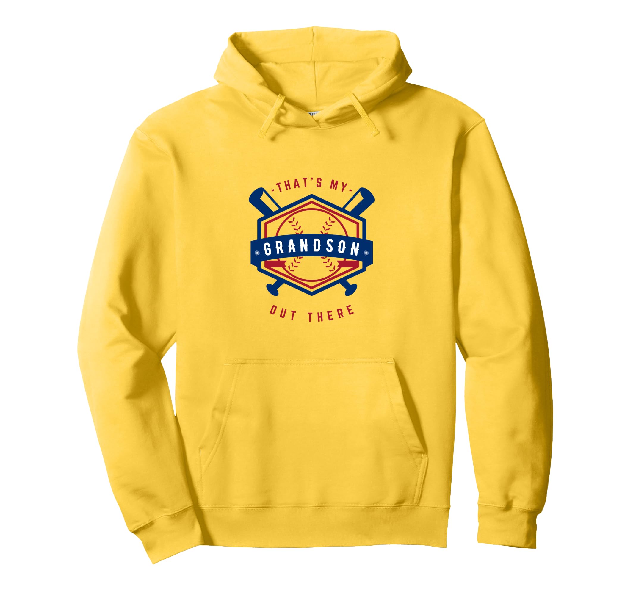 Thats My Grandson Out There Baseball Fan Hoodie - Graphic Print Men Women - T-Shirt, Sweatshirt, Hoodie