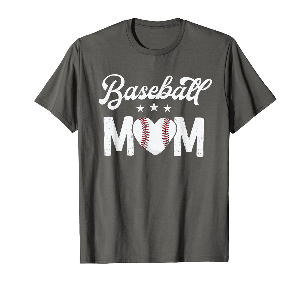 Mom Baseball Mothers Day Gift Her Mama T-Shirt - Unique Graphic Men Women - T-Shirt, Sweatshirt, Hoodie