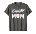 Mom Baseball Mothers Day Gift Her Mama T-Shirt - Unique Graphic Men Women - T-Shirt, Sweatshirt, Hoodie
