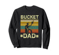 Bucket Dad Softball Dad Baseball Sweatshirt - Minimalist Print for Adults - T-Shirt, Sweatshirt, Hoodie