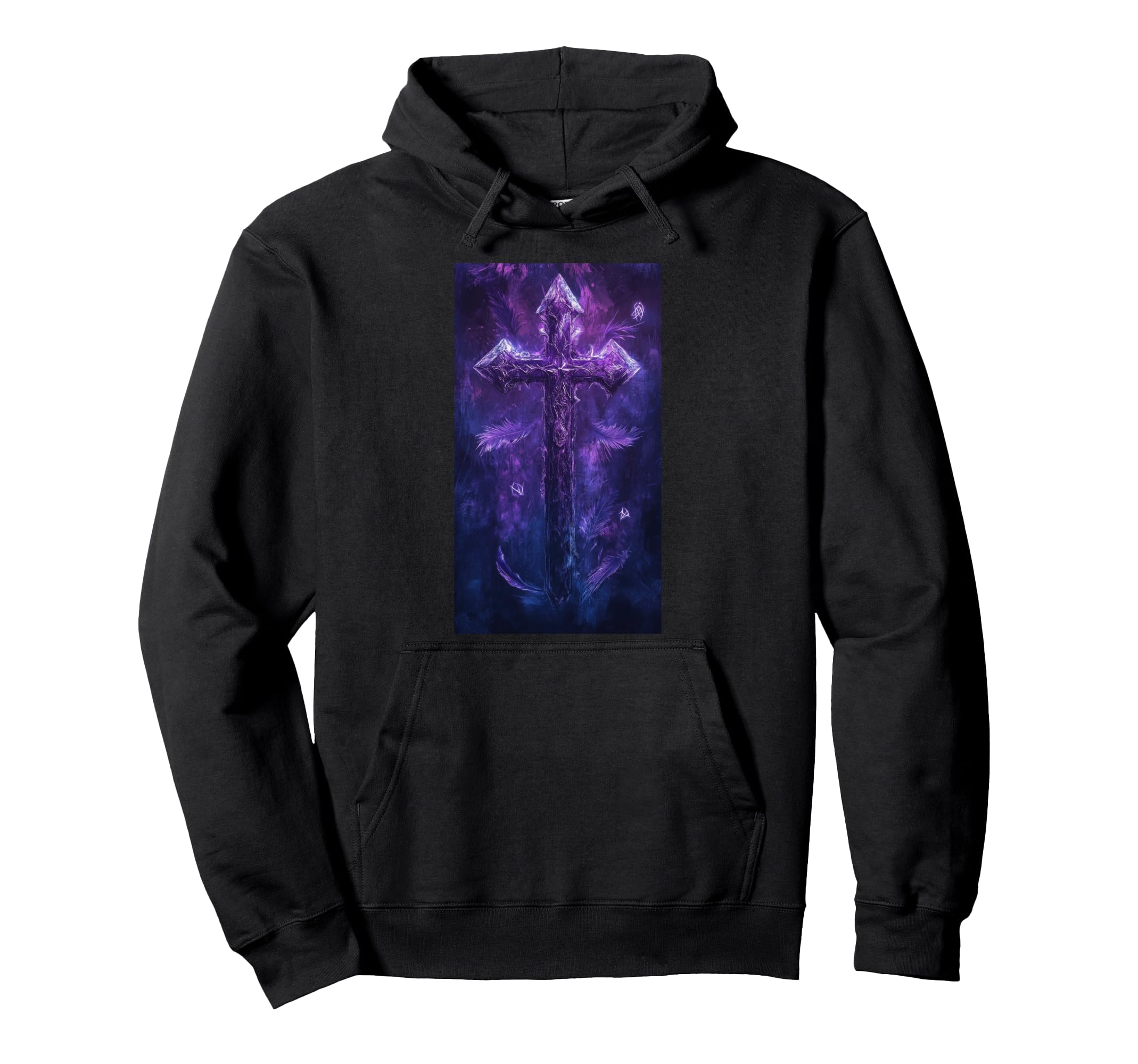 Gothic Cross Grunge Aesthetic Y2K Hoodie - Aesthetic Graphic Men Women - T-Shirt, Sweatshirt, Hoodie