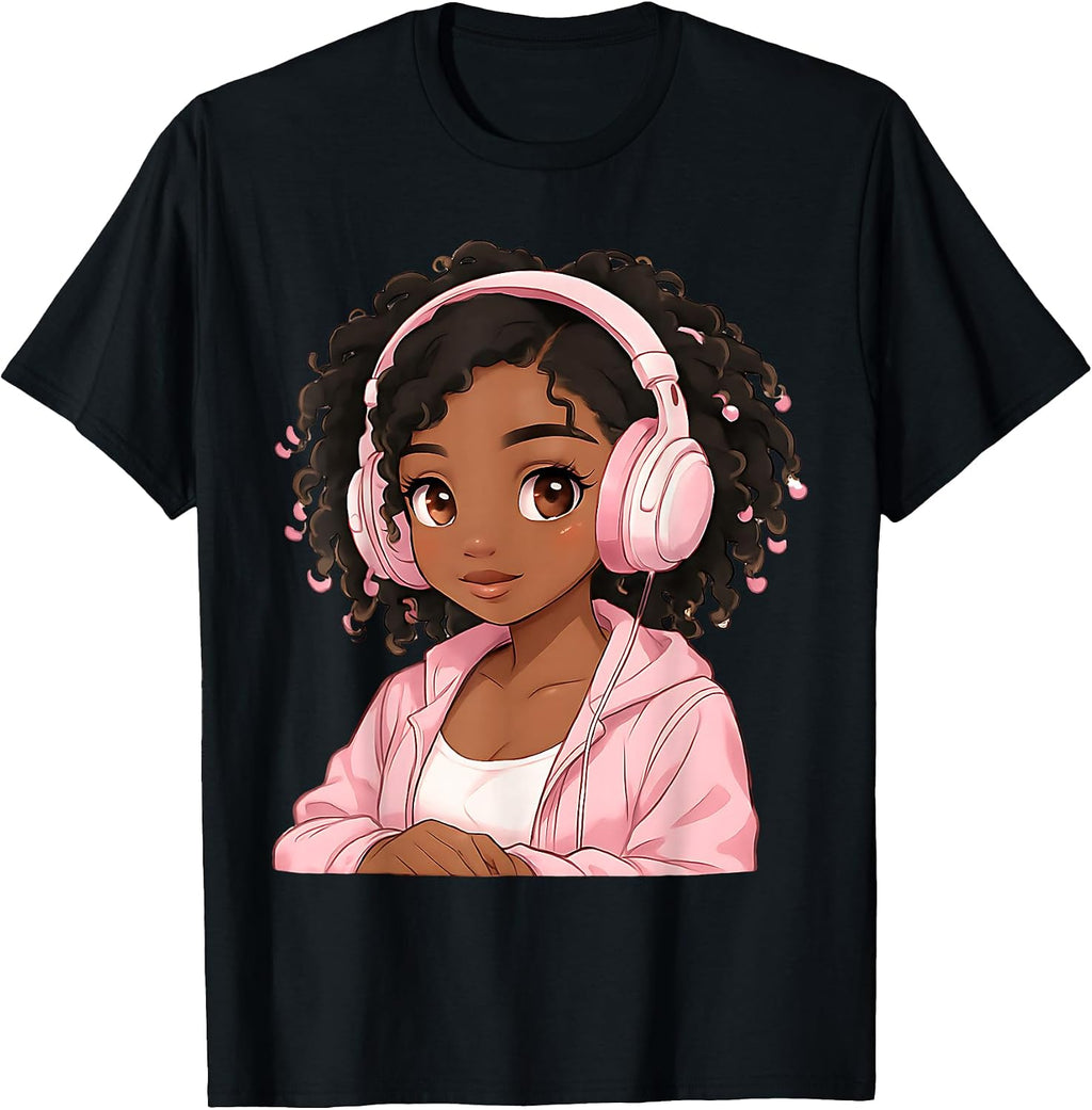 Anime Manga Music Gifts For Teen Girls Youth - Adult & Kids T-Shirts, Sweatshirts & Hoodies apparel design preview 1