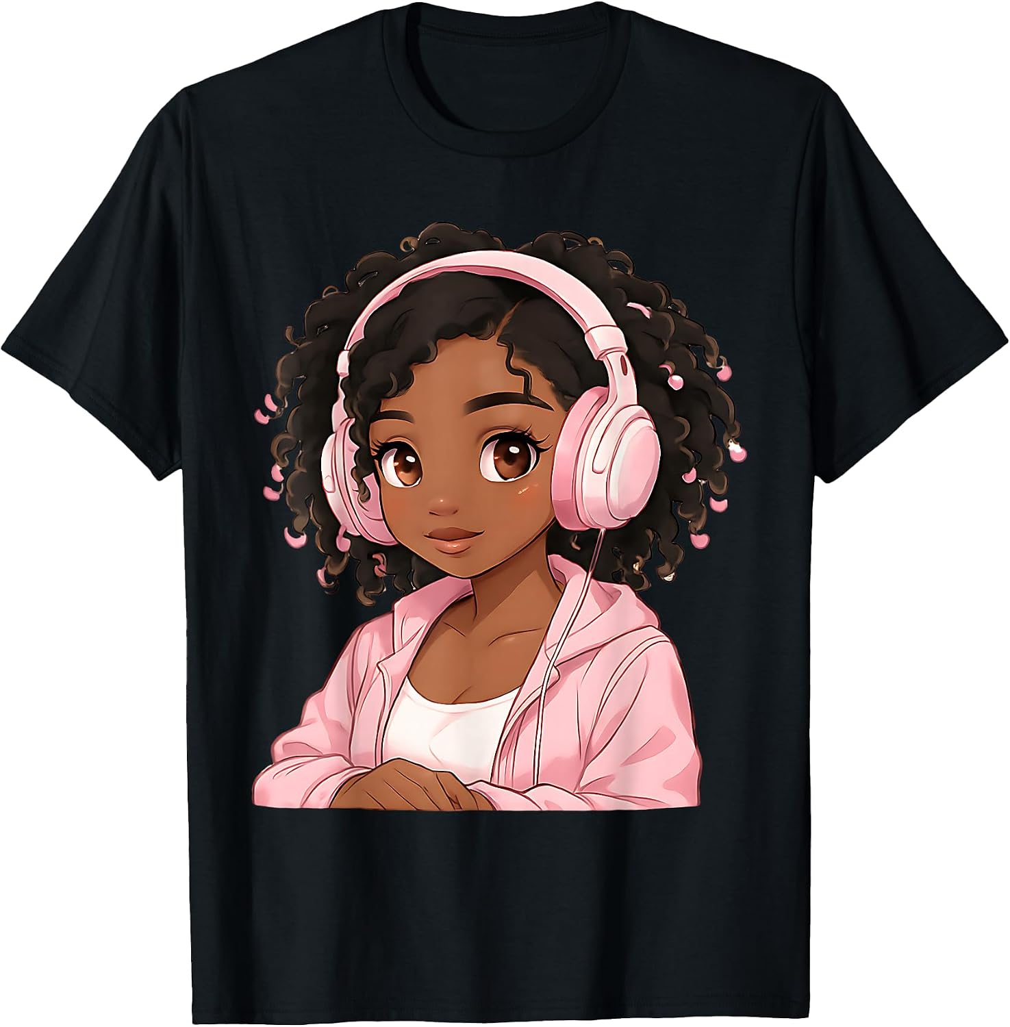 Anime Manga Music Gifts For Teen Girls Youth - Adult & Kids T-Shirts, Sweatshirts & Hoodies apparel design preview 1
