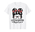 Little Sister Biggest Fan Messy Bun T-Shirt - Novelty Apparel Men Women - T-Shirt, Sweatshirt, Hoodie