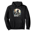 Baseball Dad Fathers Day Hoodie - Trendy Graphic Unisex - T-Shirt, Sweatshirt, Hoodie