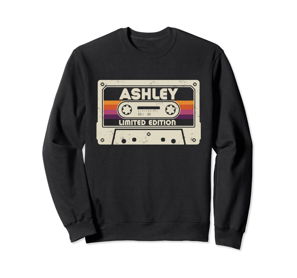 Ashley First Name Cassette Tape Sweatshirt - Trendy Graphic Men Women - T-Shirt, Sweatshirt, Hoodie