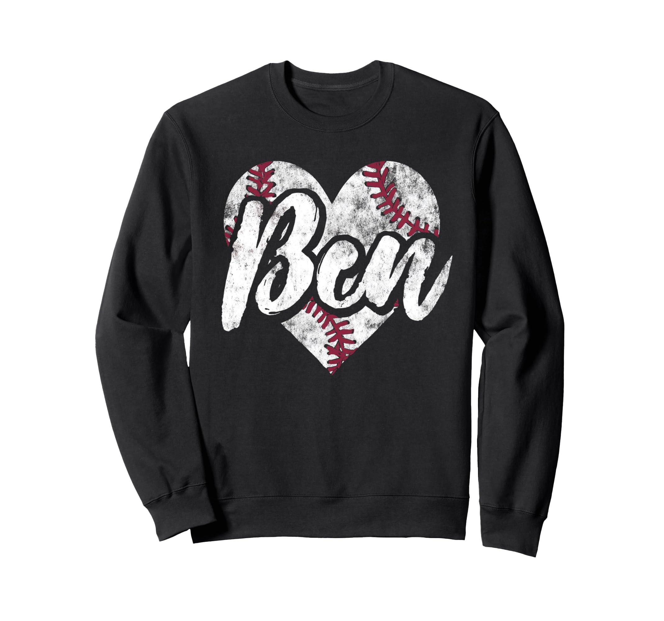 Ben Baseball Personalized Name Mom Sweatshirt - Minimalist Print Unisex - T-Shirt, Sweatshirt, Hoodie