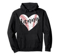 Baseball Nanny Mothers Day Baseball Heart Hoodie - Graphic Print Men Women - T-Shirt, Sweatshirt, Hoodie