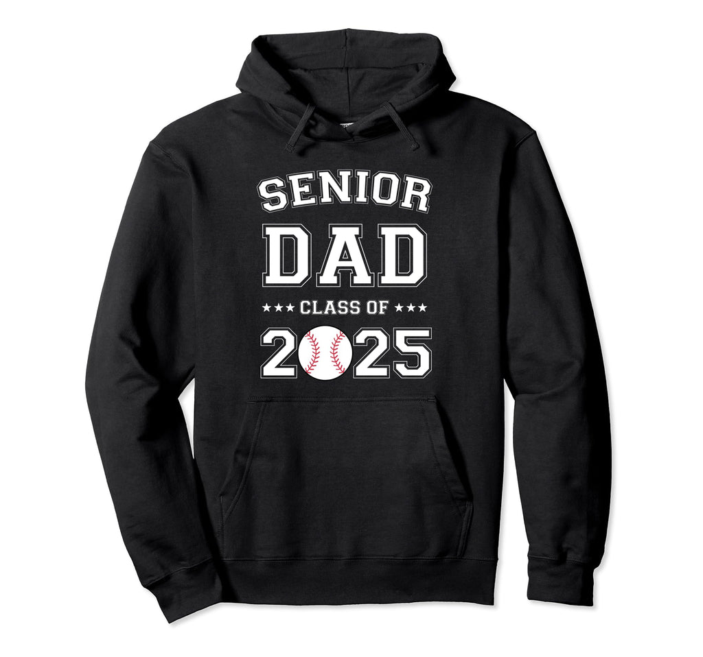 Class 2025 Baseball Dad Senior Hoodie - Aesthetic Graphic Unisex - T-Shirt, Sweatshirt, Hoodie