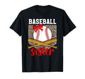 Baseball Sister Leopard Sister Baseball T-Shirt - Graphic Print for Adults - T-Shirt, Sweatshirt, Hoodie