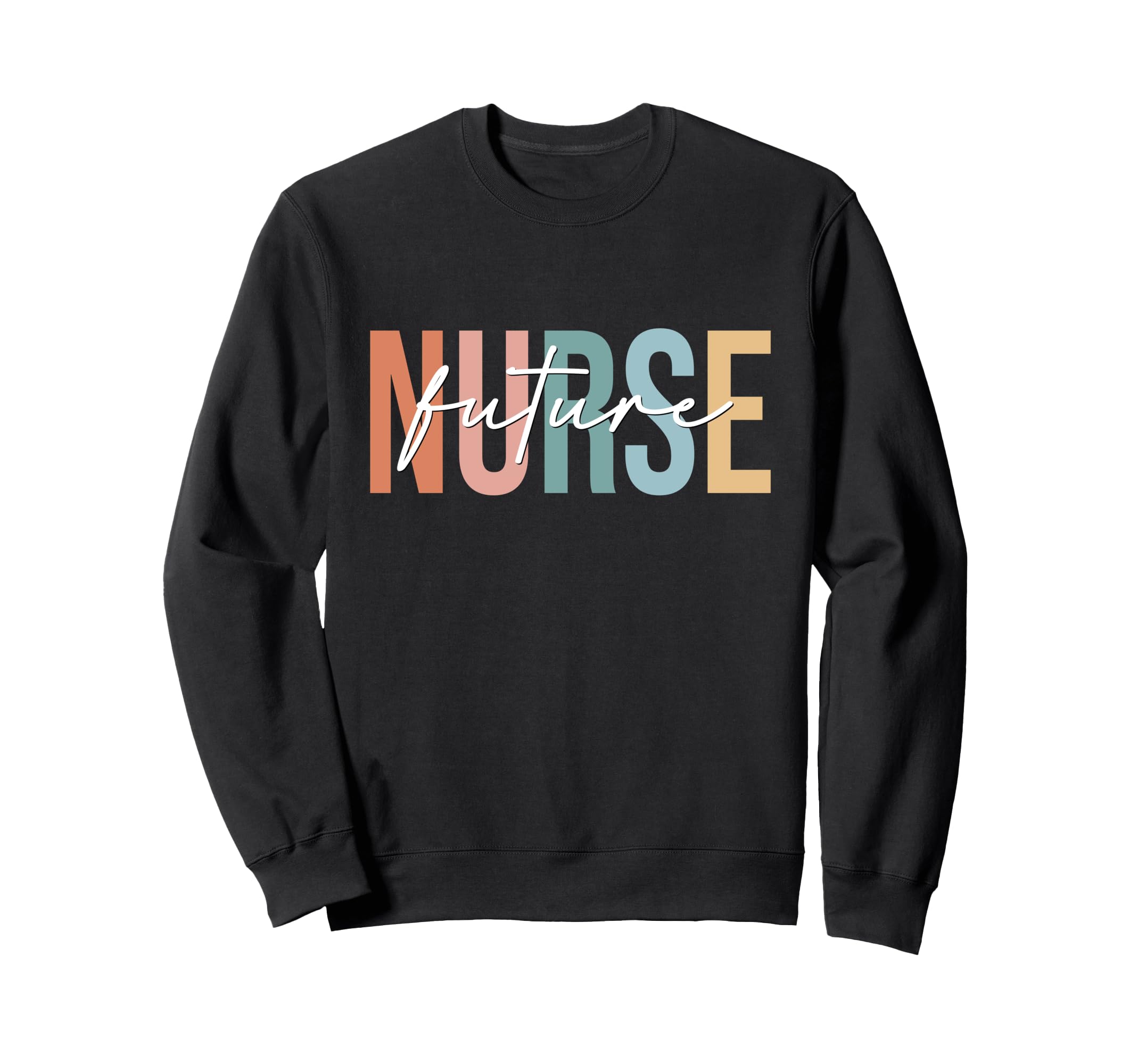 Boho Future Nurse Stethoscope Nursing Sweatshirt - Graphic Print for Adults - T-Shirt, Sweatshirt, Hoodie