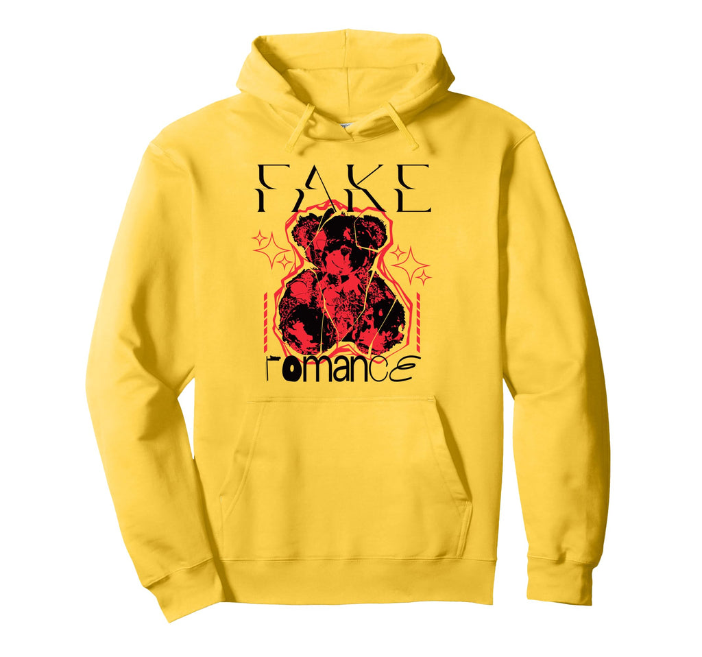 Y2K Fake Romance Bold Urban Graffiti Hoodie - Novelty Apparel Men Women - T-Shirt, Sweatshirt, Hoodie
