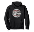 Leopard Baseball Mom Distressed Hoodie - Fun Novelty Design Men Women - T-Shirt, Sweatshirt, Hoodie