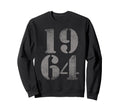 1964 Birth Year Distressed Birthday Sweatshirt - Novelty Apparel Unisex - T-Shirt, Sweatshirt, Hoodie