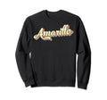 Amarillo Art Baseball Font Sweatshirt - Aesthetic Graphic Men Women - T-Shirt, Sweatshirt, Hoodie