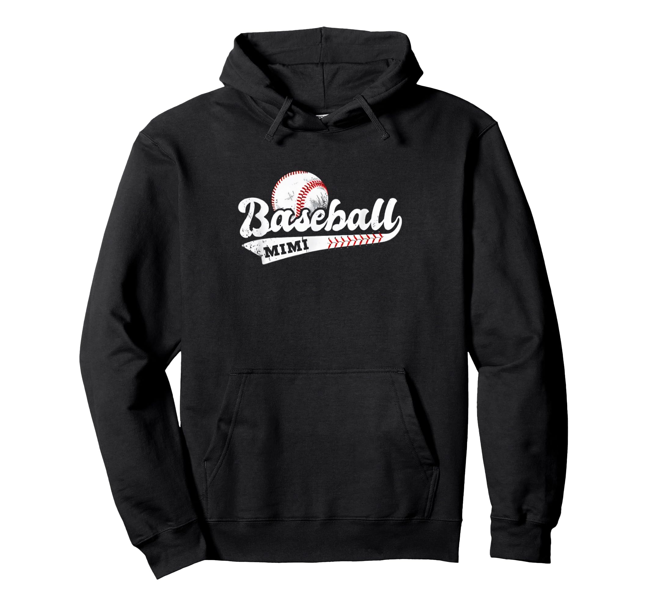Baseball Mimi Sports Fan Grandmother Hoodie - Unique Graphic Men Women - T-Shirt, Sweatshirt, Hoodie