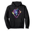 Neon Tiger 80S Hoodie - Casual Everyday Wear for Adults - T-Shirt, Sweatshirt, Hoodie
