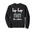 Old School Hip Hop Mix Tape Sweatshirt - Minimalist Print for Adults - T-Shirt, Sweatshirt, Hoodie