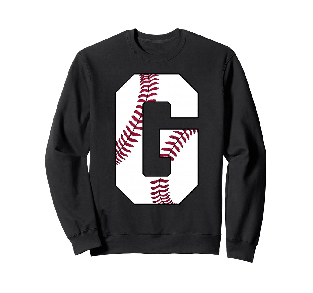 G Baseball Initial Personalized Sweatshirt - Streetwear Style Unisex - T-Shirt, Sweatshirt, Hoodie