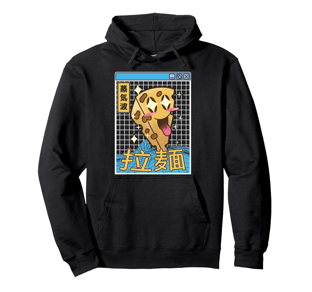 Happy Cheese Digital Japan 80S Otaku Hoodie - Graphic Print for Adults - T-Shirt, Sweatshirt, Hoodie
