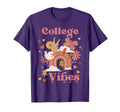 College Vibes School Groovy University T-Shirt - Trendy Graphic Unisex - T-Shirt, Sweatshirt, Hoodie