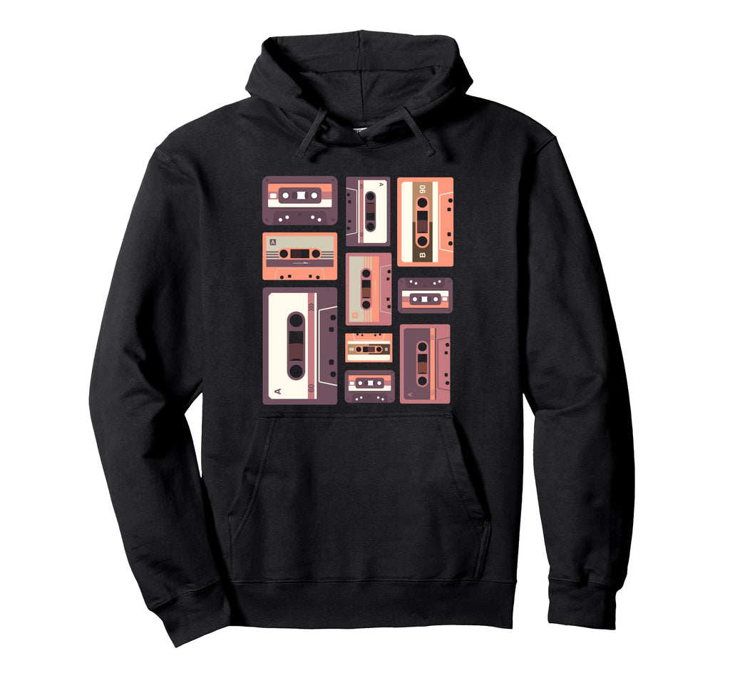 80S Mix Tape 80S Music Cassette Tape Hoodie - Streetwear Style Men Women - T-Shirt, Sweatshirt, Hoodie