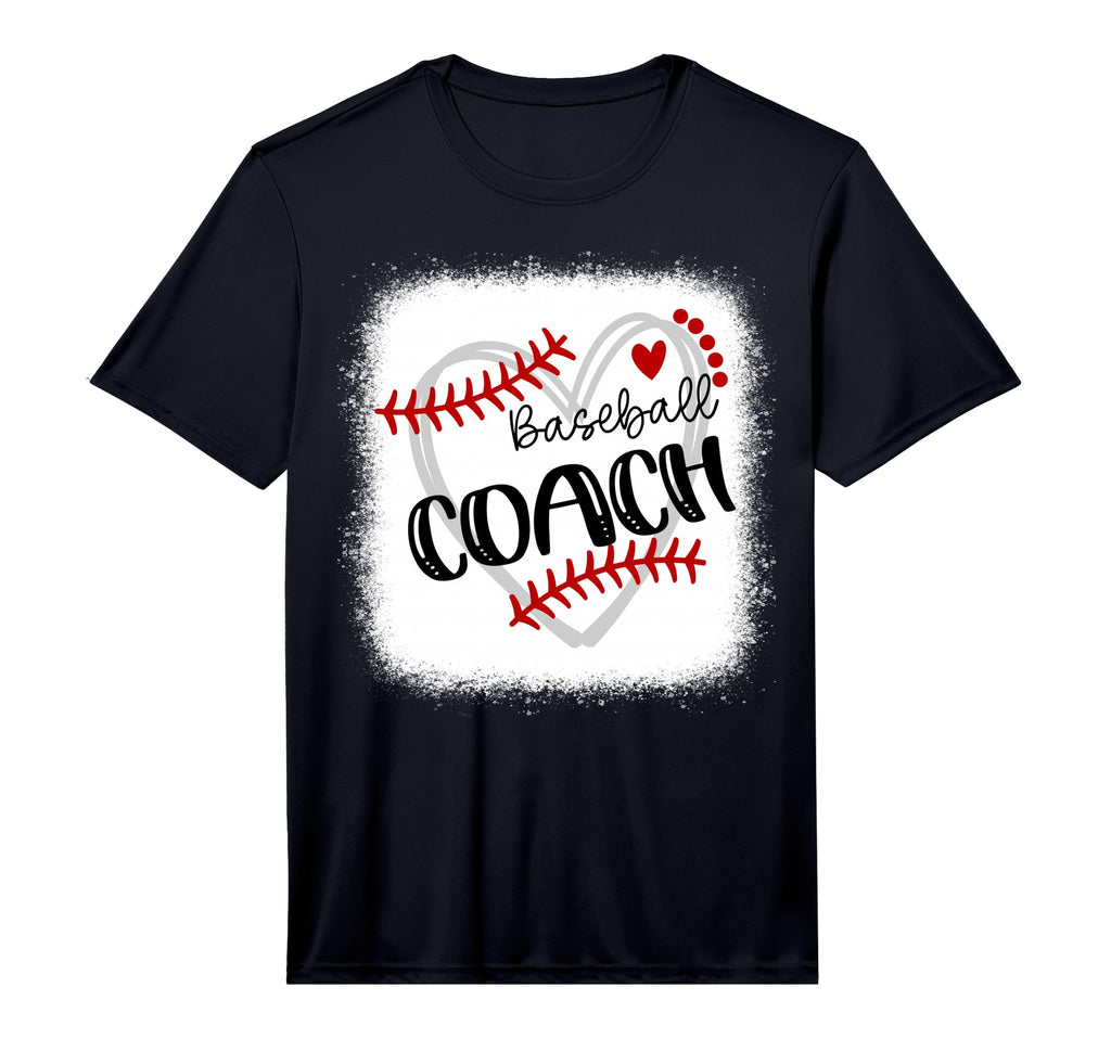 Personalized Baseball Heart Coach T-Shirt - Trendy Graphic for Adults - T-Shirt, Sweatshirt, Hoodie
