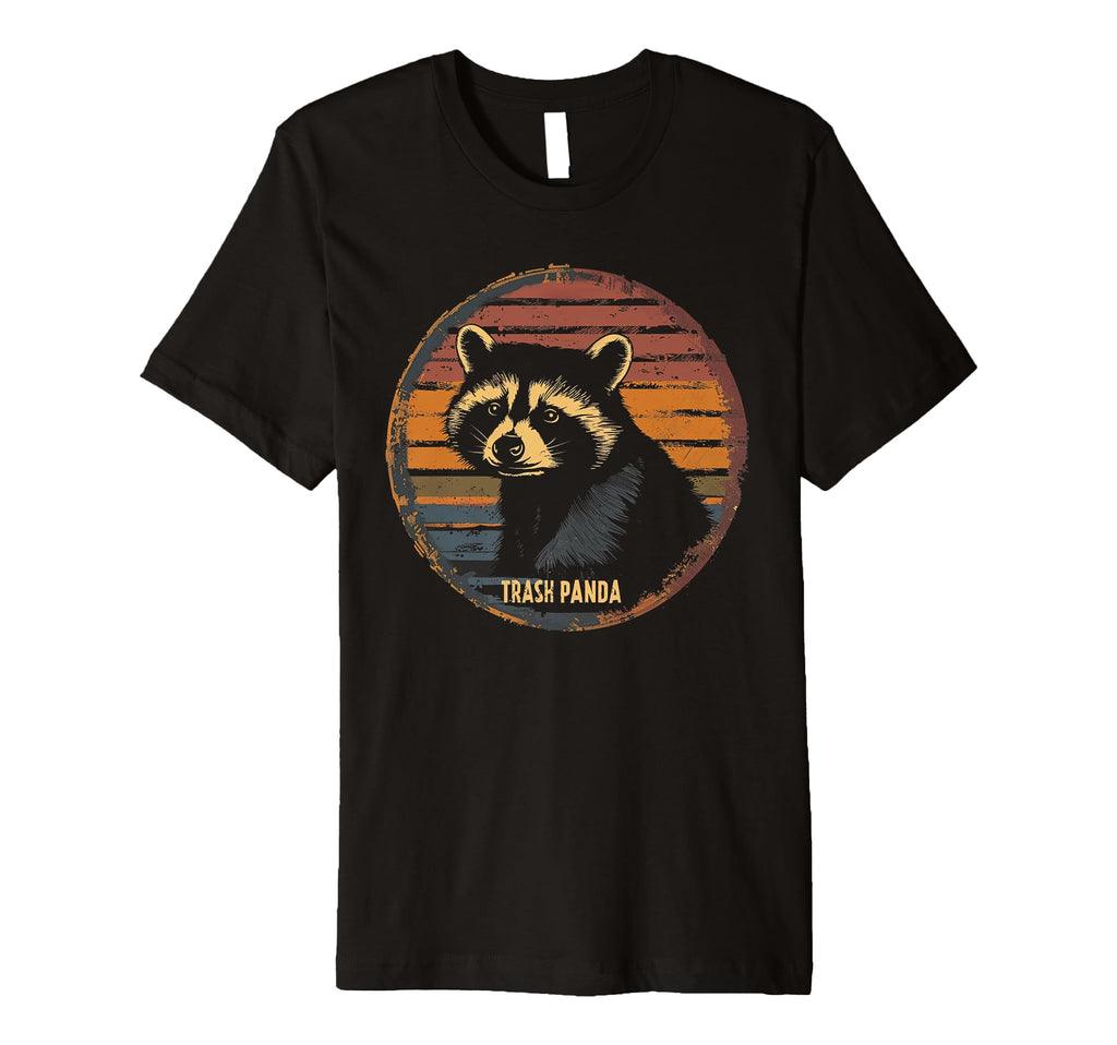 Raccoon Trash Panda 70S 80S Funny T-Shirt - Unique Graphic Men Women - T-Shirt, Sweatshirt, Hoodie