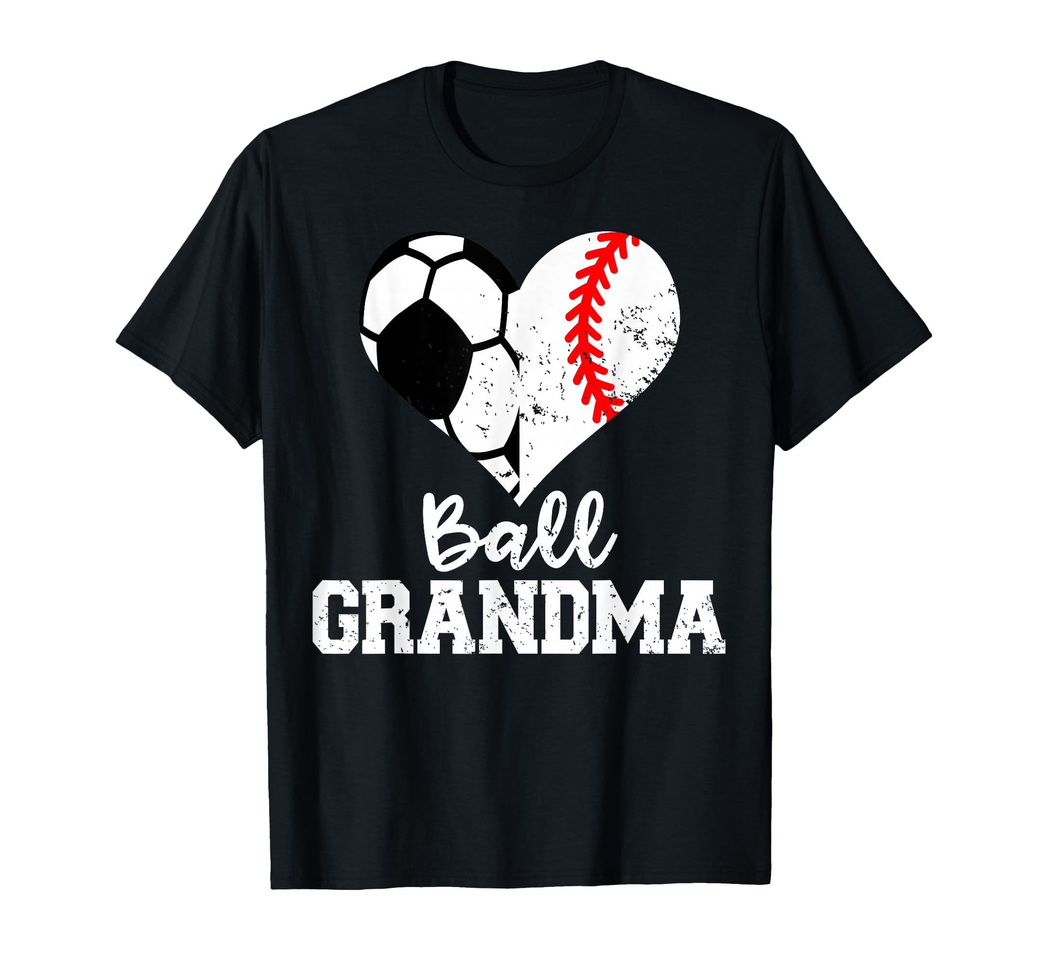 Ball Grandma Funny Soccer Baseball T-Shirt - Aesthetic Graphic Men Women - T-Shirt, Sweatshirt, Hoodie