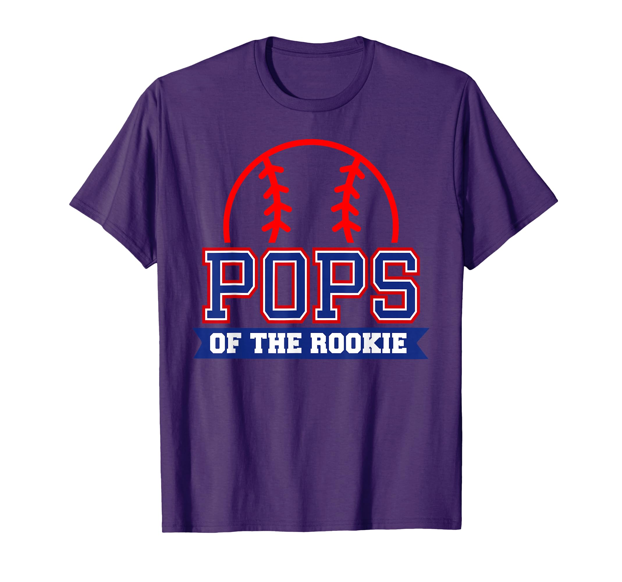 Pops Rookie 1St Birthday Baseball T-Shirt - Novelty Apparel Men Women - T-Shirt, Sweatshirt, Hoodie