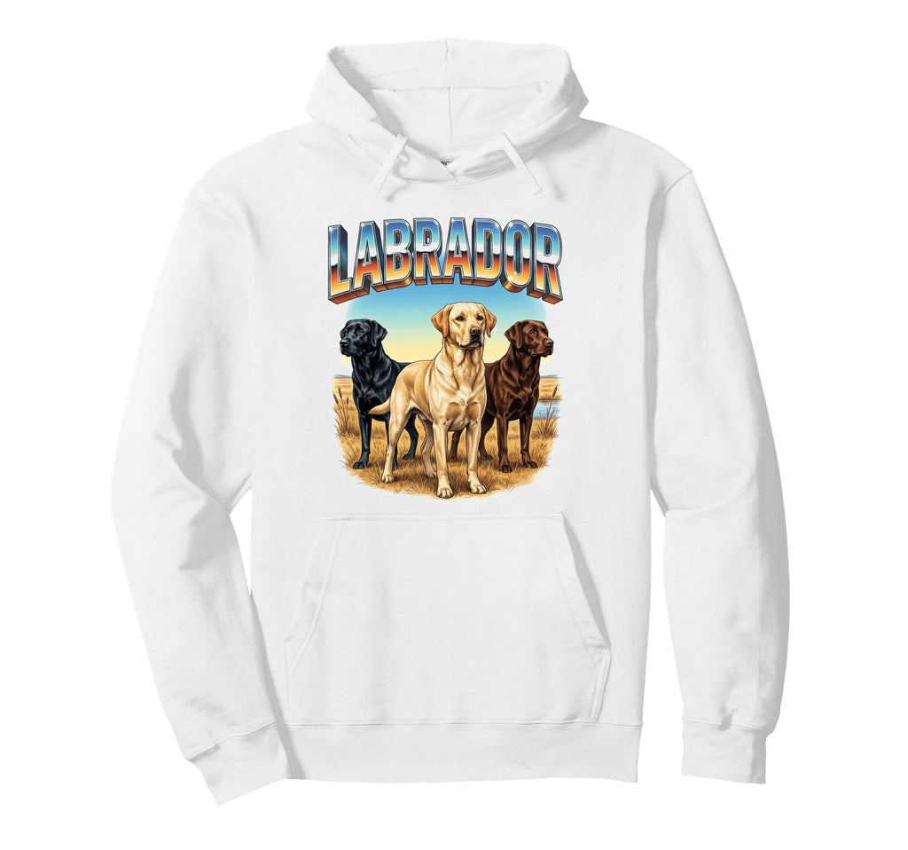 Labrador Retriever 90S Dog Lover 80S Owner Hoodie - Novelty Apparel Unisex - T-Shirt, Sweatshirt, Hoodie