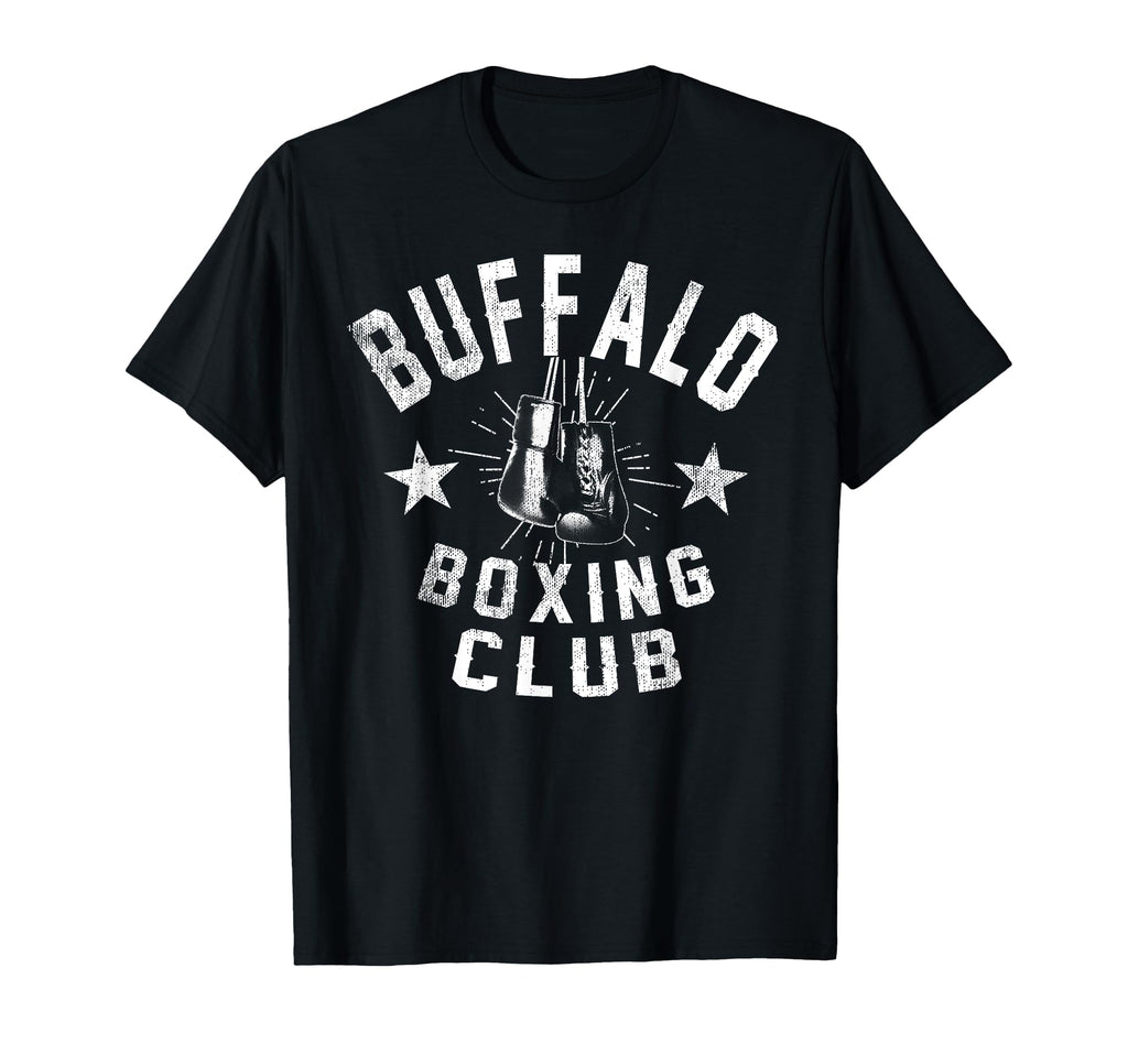 Buffalo Boxing Club Distressed T-Shirt - Fun Novelty Design for Adults - T-Shirt, Sweatshirt, Hoodie